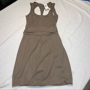 NWT Richard Chai Love Brown Bodycon Side Zip Sleeveless Dress 4